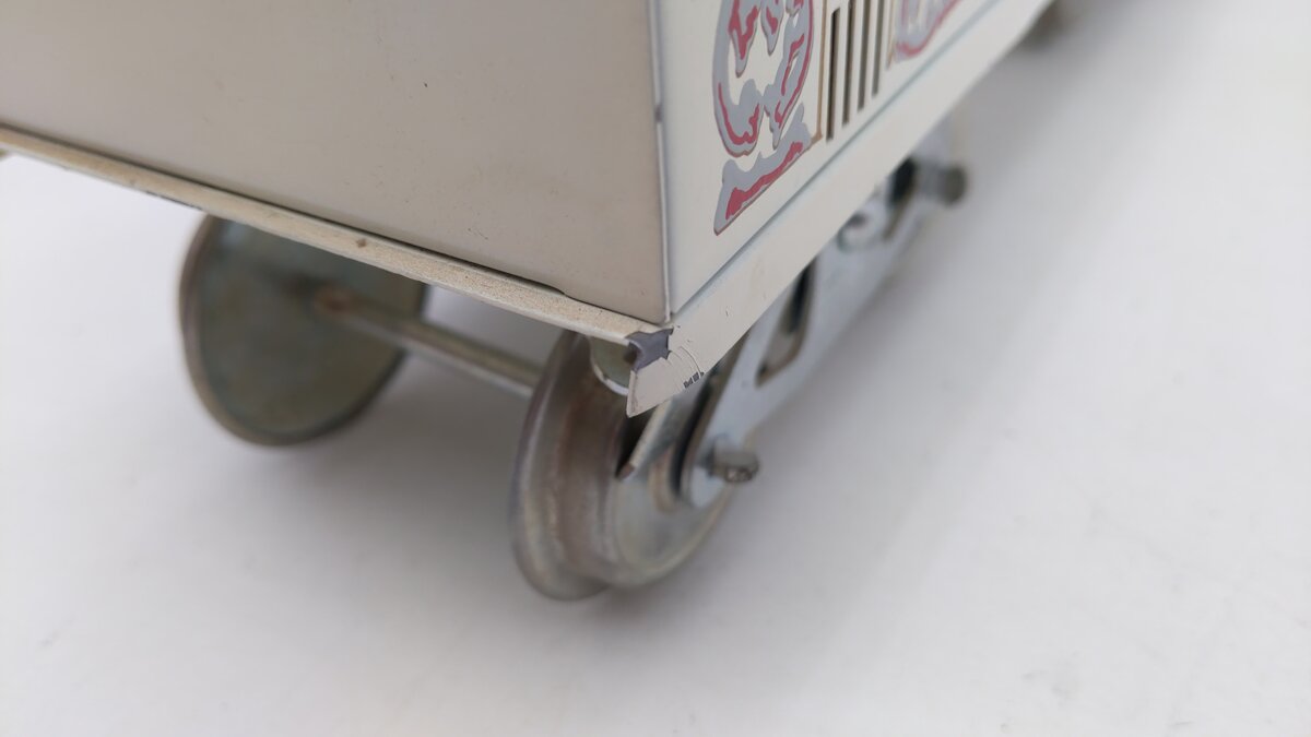 McCoy 256E Vintage Standard Gauge TPC Circus "Tiny and Boo" Animal Car (Error) VG/Box
