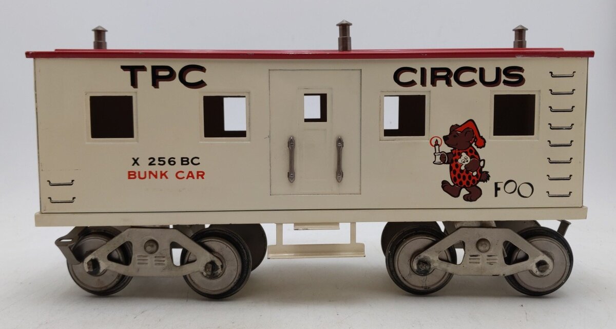 McCoy 256BC Vintage Standard Gauge TPC Circus Bunk Car LN/Box