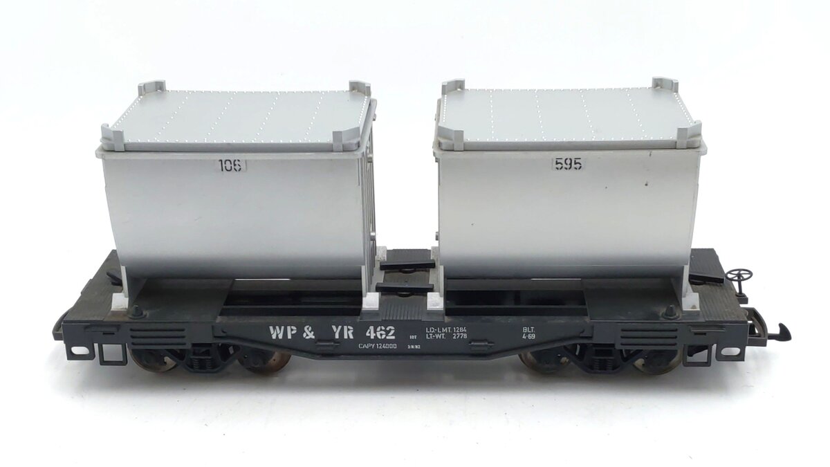 LGB 4086 G Scale White Pass & Yukon Forney Flatcar w/Ore