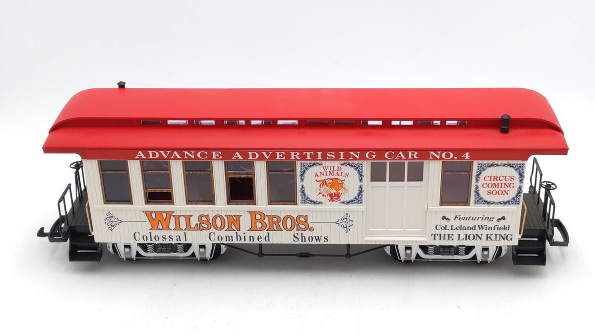 LGB 3181-DG G Scale Wilson Brothers Advanced Advertising Car #4