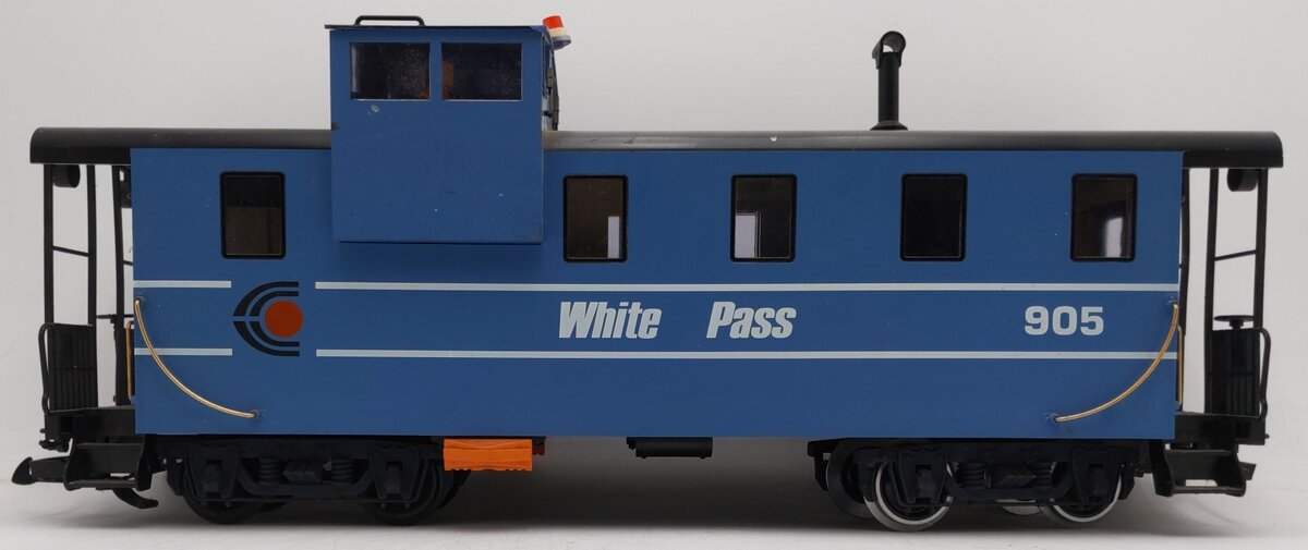 LGB 4071 G Scale White Pass Caboose #905 EX/Box
