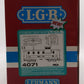 LGB 4071 G Scale White Pass Caboose #905 EX/Box