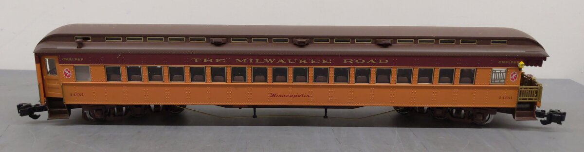 Aristo-Craft 31403 Milwaukee Road Observation Car (Metal Wheels) EX/Box