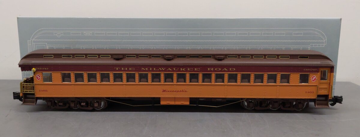 Aristo-Craft 31403 Milwaukee Road Observation Car (Metal Wheels) EX/Box
