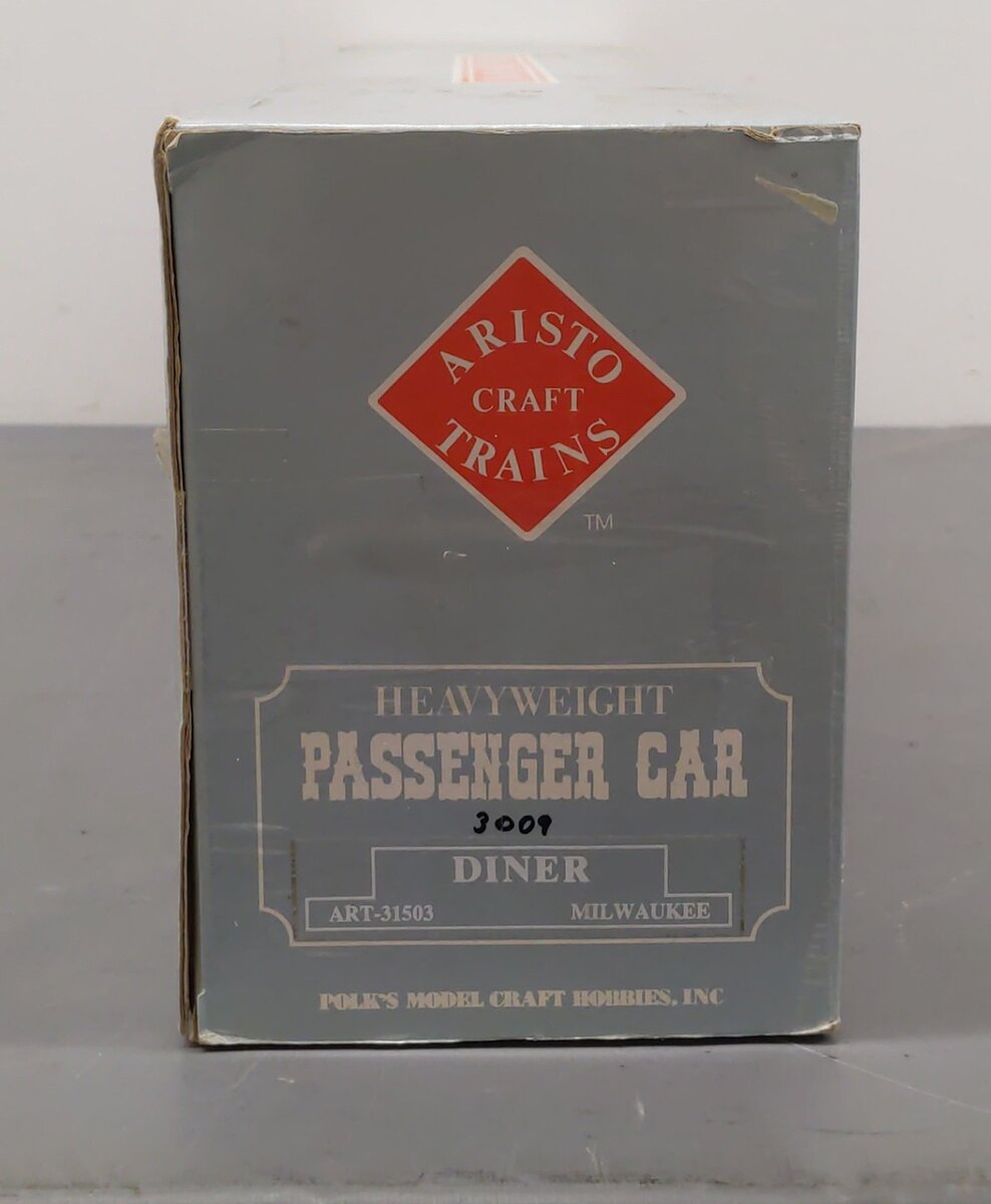 Aristo-Craft 31503 Milwaukee Road Diner Car (Metal Wheels) VG/Box