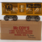 McCoy 276 Standard Gauge TPC Pig Palace Circus Car EX/Box