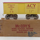 McCoy 296 Standard Gauge ACY Road of Service Boxcar EX/Box