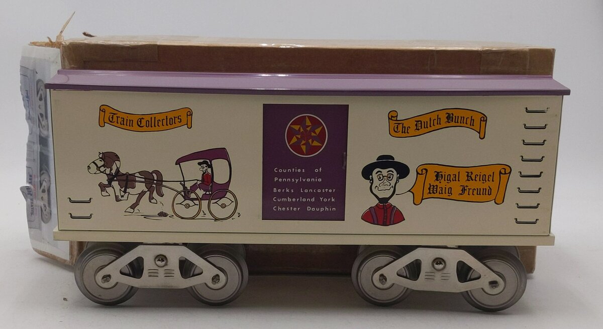 McCoy Standard Gauge "The Dutch Bunch" Boxcar EX/Box