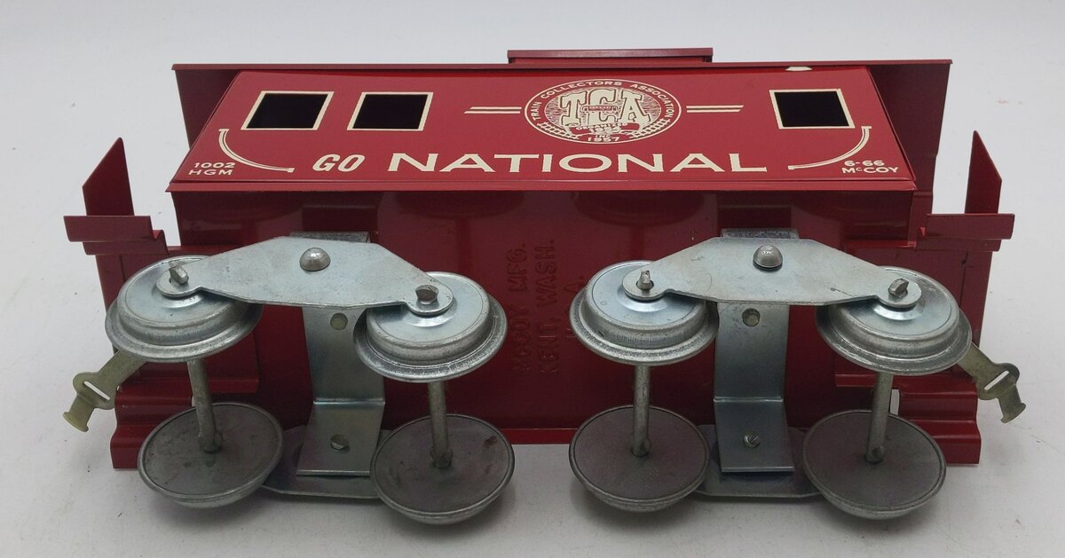 McCoy 1002 Standard Gauge TCA 1976 National Caboose VG/Box