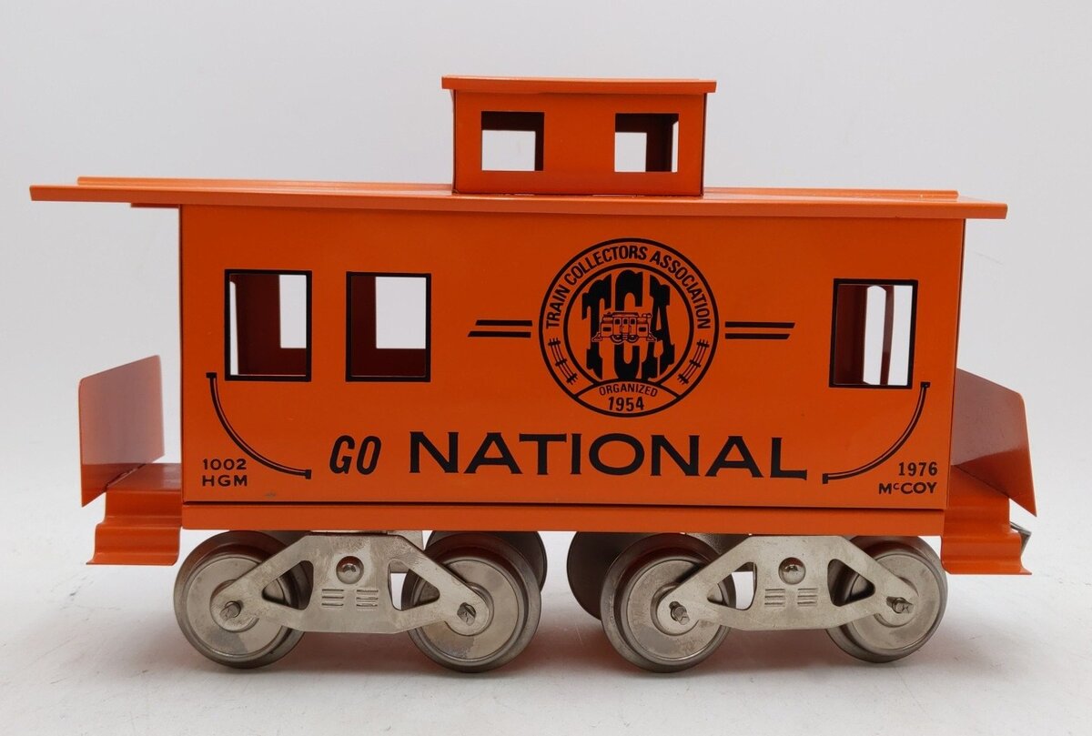 McCoy's 1002 Standard Gauge 1976 TCA National Convention Caboose EX/Box