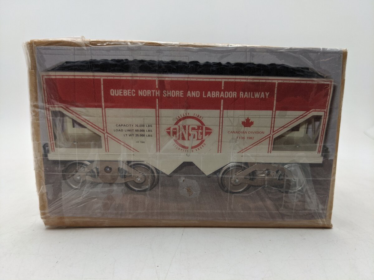 McCoy 152 Standard Gauge Quebec North Shore and Labrador Tinplate Hopper Car EX/Box