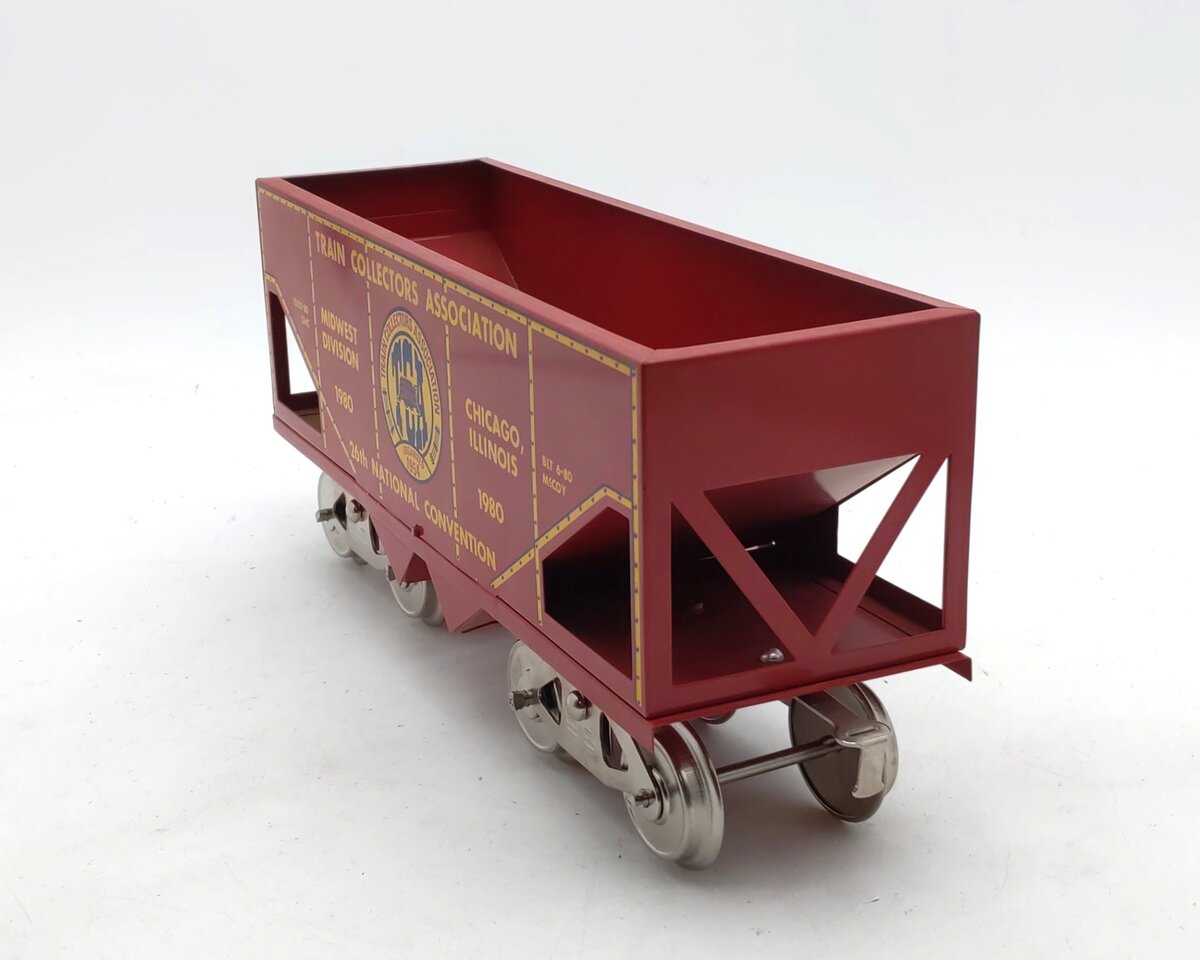 McCoy 1000-80 Standard Gauge TCA 1980 National Convention Coal Car EX/Box