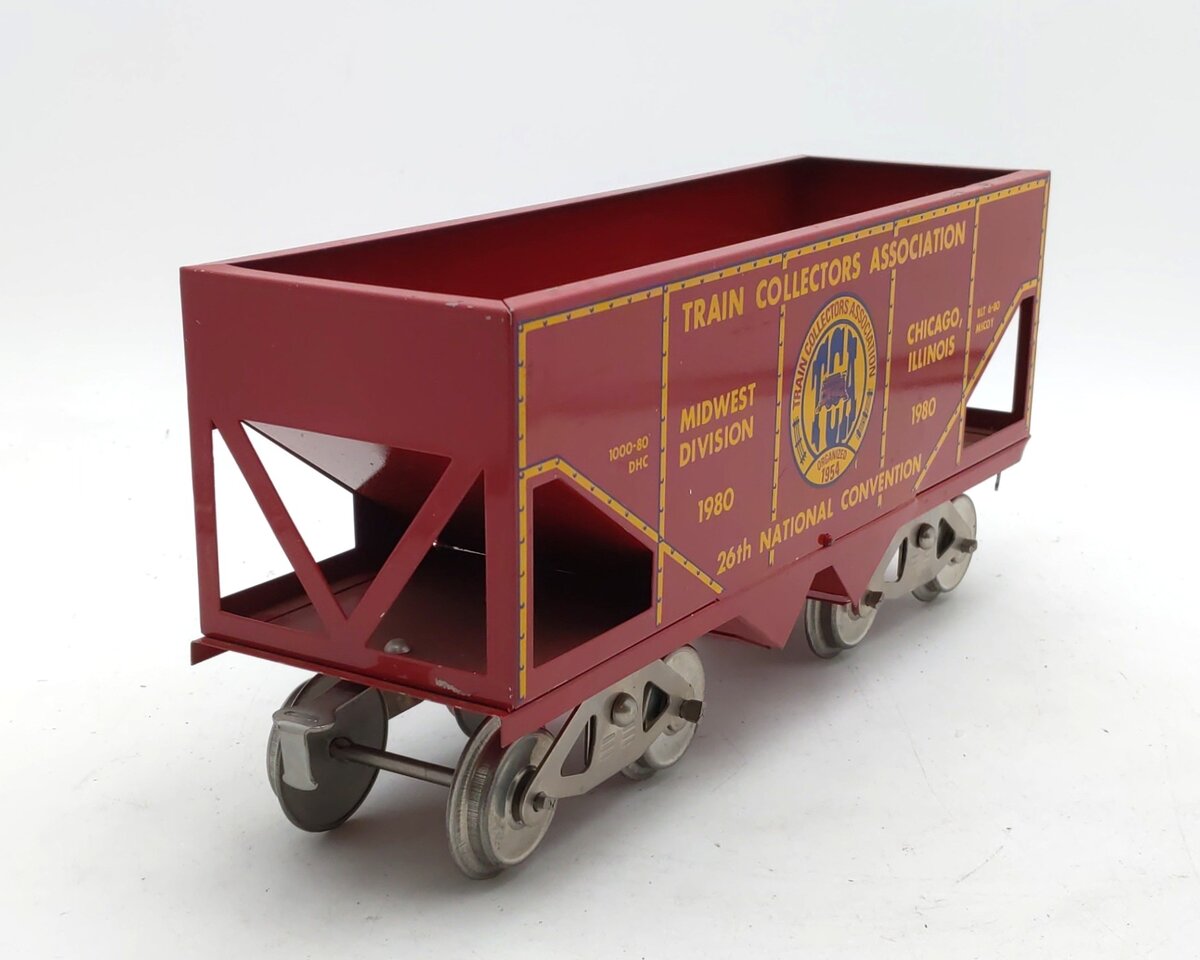 McCoy 1000-80 Standard Gauge TCA 1980 National Convention Coal Car EX/Box