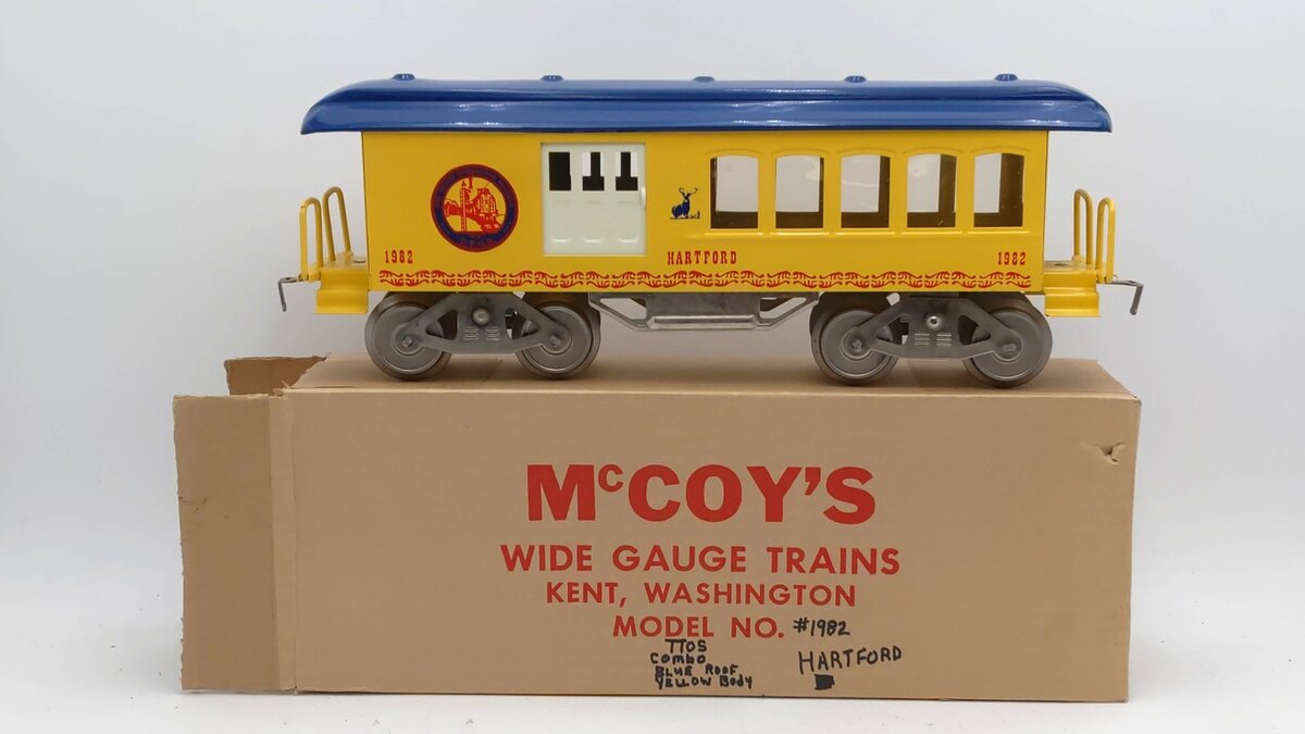 McCoy 1982 Standard Gauge TTOS Hartford Combine Car EX/Box