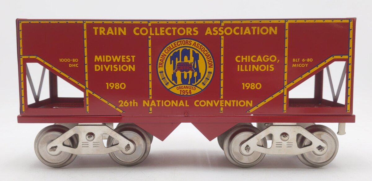 McCoy 1980 Standard Gauge TCA Midwest Division Hopper Car EX