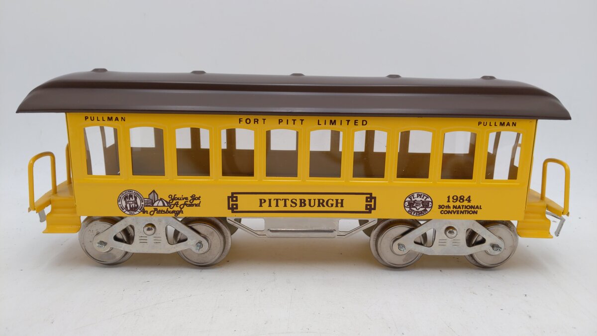 McCoy 1984 McCoy 1984 Standard Gauge TCA Pittsburgh Pullman Passenger Car EX