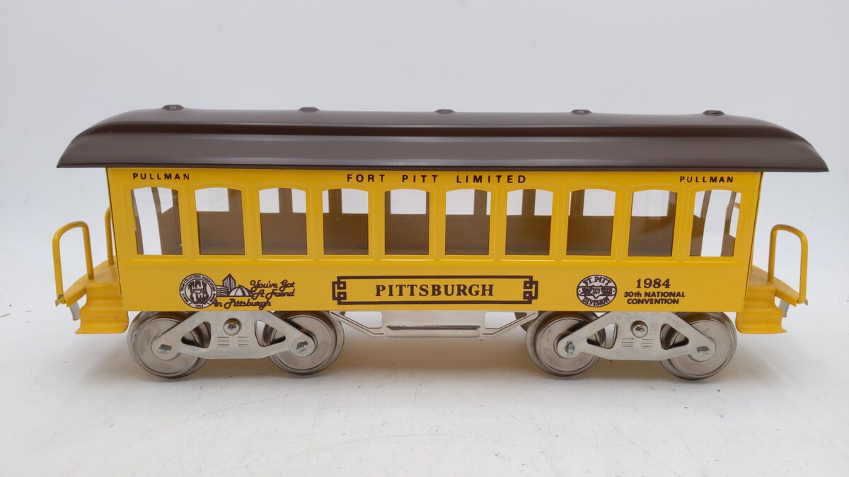 McCoy 1984 McCoy 1984 Standard Gauge TCA Pittsburgh Pullman Passenger Car EX