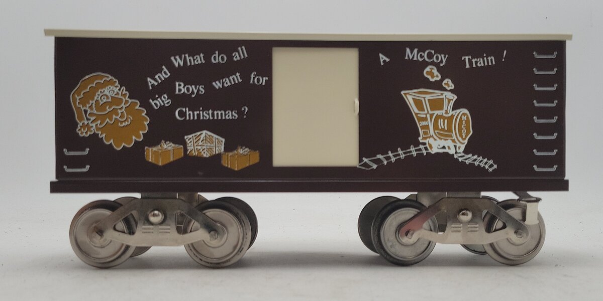 McCoy 2006 Standard Gauge What do All The Boys Want Christmas Boxcar EX/Box