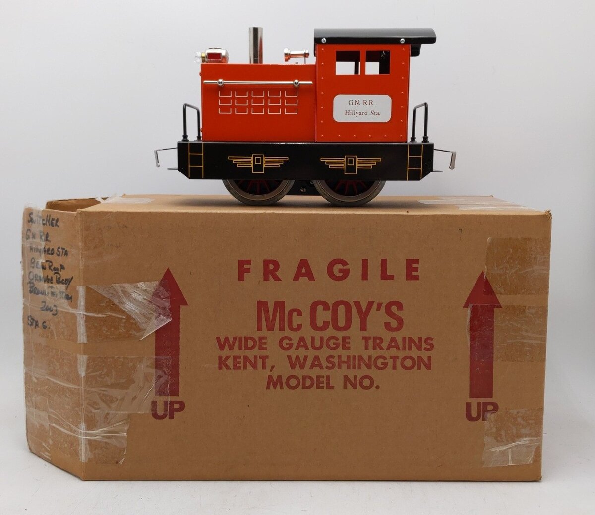 McCoy Standard Gauge Great Northern Hillyard 0-4-0 Diesel Switcher LN/Box