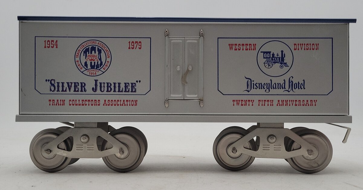McCoy 1979 Standard Gauge Silver Jubilee Disneyland Hotel Convention Boxcar EX