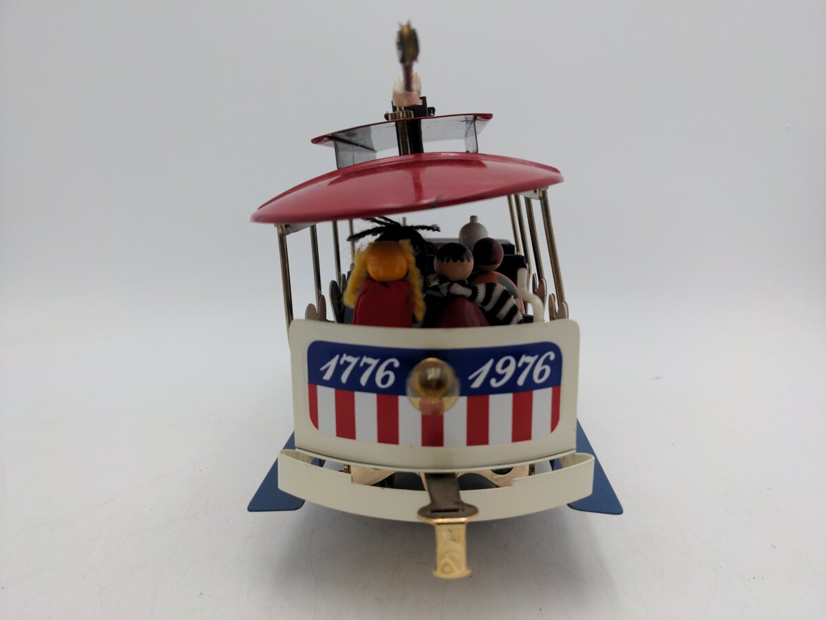 McCoy 1976 Standard Gauge Bicentennial Tinplate Trolley VG