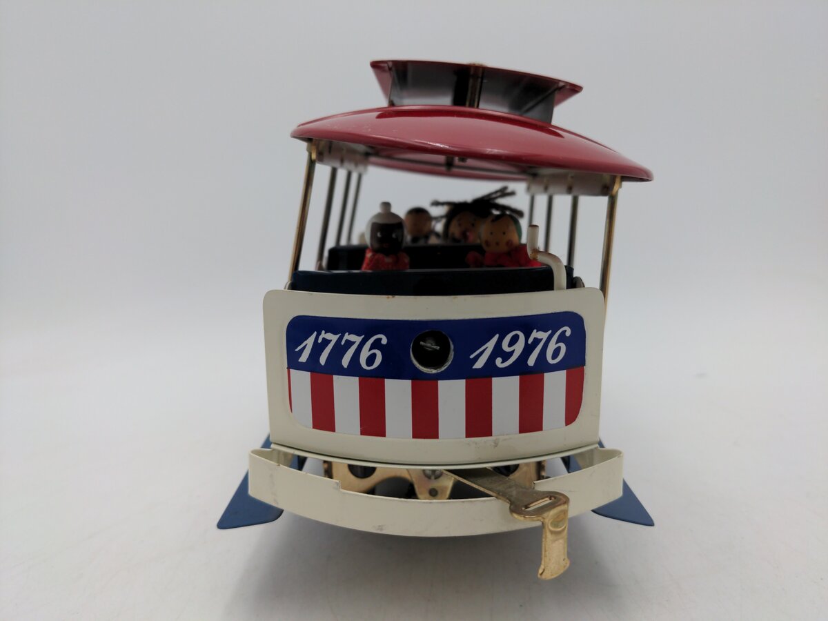 McCoy 1976 Standard Gauge Bicentennial Tinplate Trolley VG