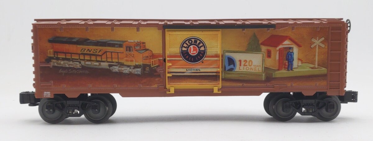 Lionel 2028480 O Gauge Angela Trotta Thomas 120 Years Best of Lionel Boxcar EX/Box