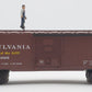 Lionel 2028040 O Gauge Pennsylvania Railroad Walking Brakeman Boxcar #24095 EX/Box