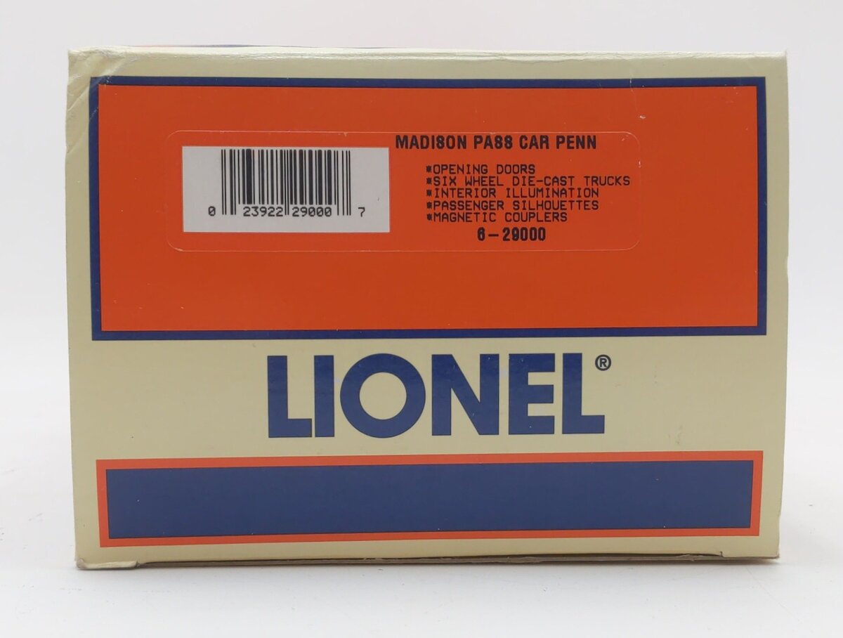 Lionel 6-29000 O Gauge Pennsylvania RR 