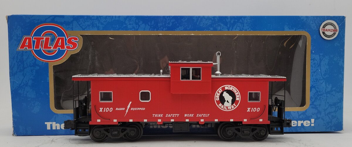 Atlas 6603-1 O Great Northern Extended Vision Caboose #X100 (3-Rail) LN/Box