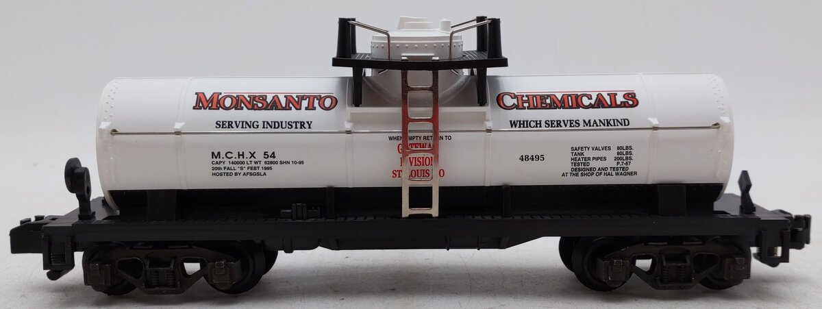 American Flyer 6-48495 S Scale Monsanto Chemicals Single Dome Tank Car EX/Box