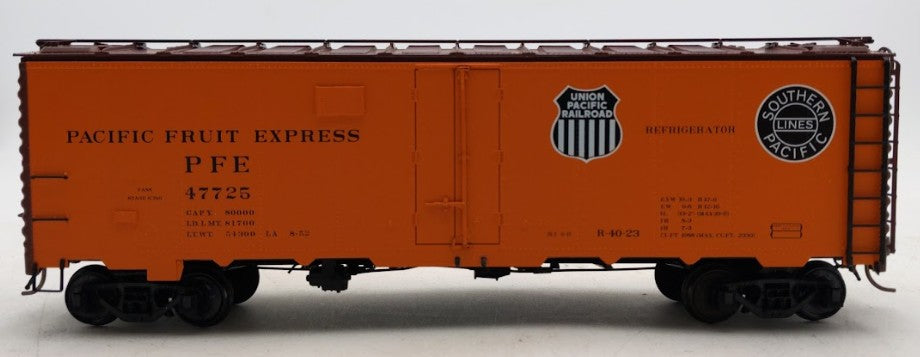 Des Plaines Hobbies SSA2304.4 S Scale Pacific Fruit Express Reefer Car #47725 EX/Box