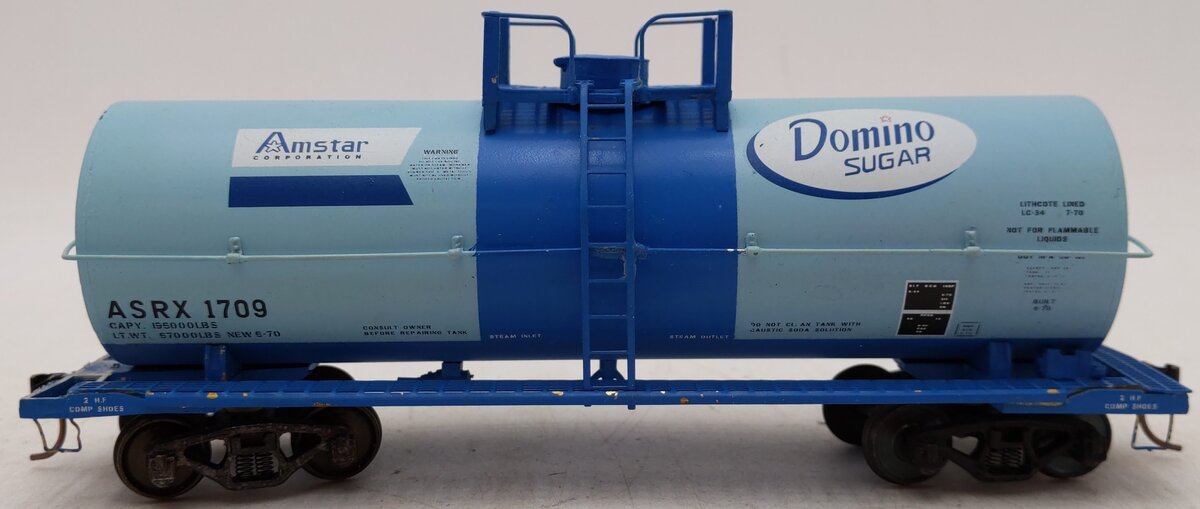 Downs Model RR TC-650 S Gauge Domino Sugar Tank Car #1709 VG/Box