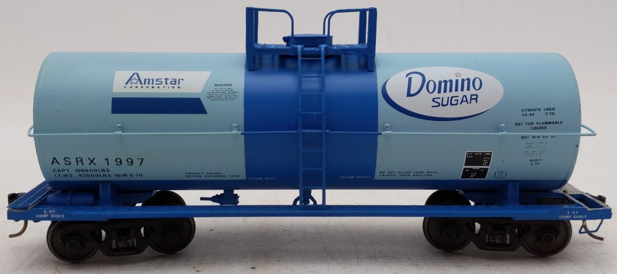Downs Model RR TC-650 S Gauge Domino Sugar Tank Car #1997 VG/Box