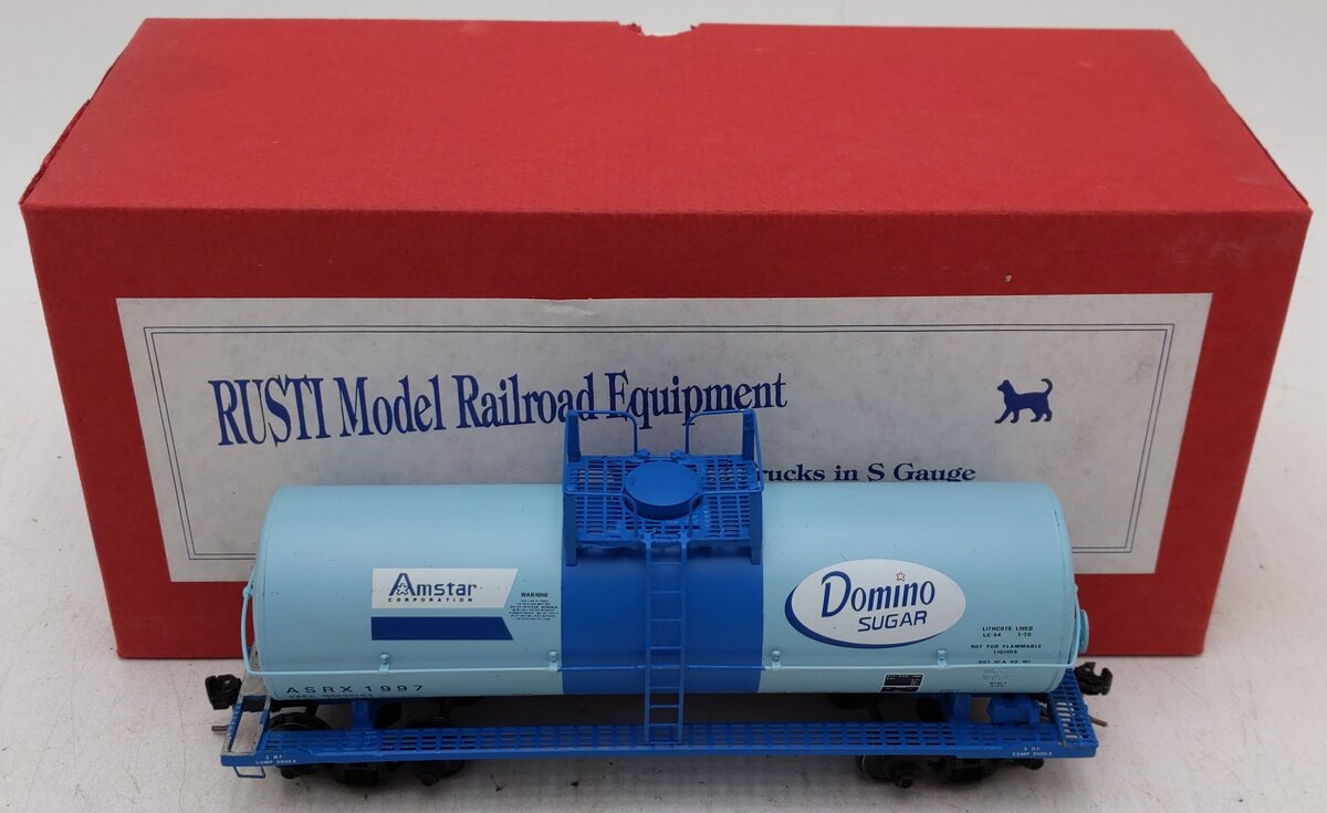 Downs Model RR TC-650 S Gauge Domino Sugar Tank Car #1997 VG/Box