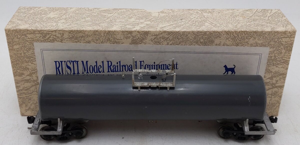 Downs Model RR TK-600 S Gauge Undecorated Tank Car VG/Box