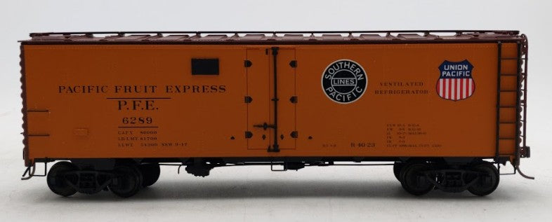 Des Plaines Hobbies SSA2301.3 S Scale Pacific Fruit Express R-40-23 Reefer #6289 LN/Box