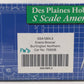 Des Plaines Hobbies SSA1804.3 S Scale Burlington Northern Evans Boxcar #750036 LN/Box