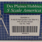 Des Plaines Hobbies SSA2301.4 S Gauge PFE R-40-23 Double Herald Reefer Car #7492 LN/Box