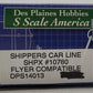Des Plaines Hobbies DPS14013 S Scale Shippers Car Line Tank Car #10780 EX/Box