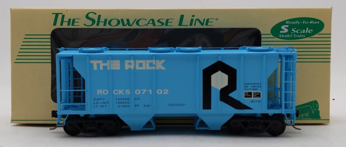 S-Helper 00034-1 "S" Scale Rock Island PS-2 2-Bay Covered Hopper #507102 EX/Box