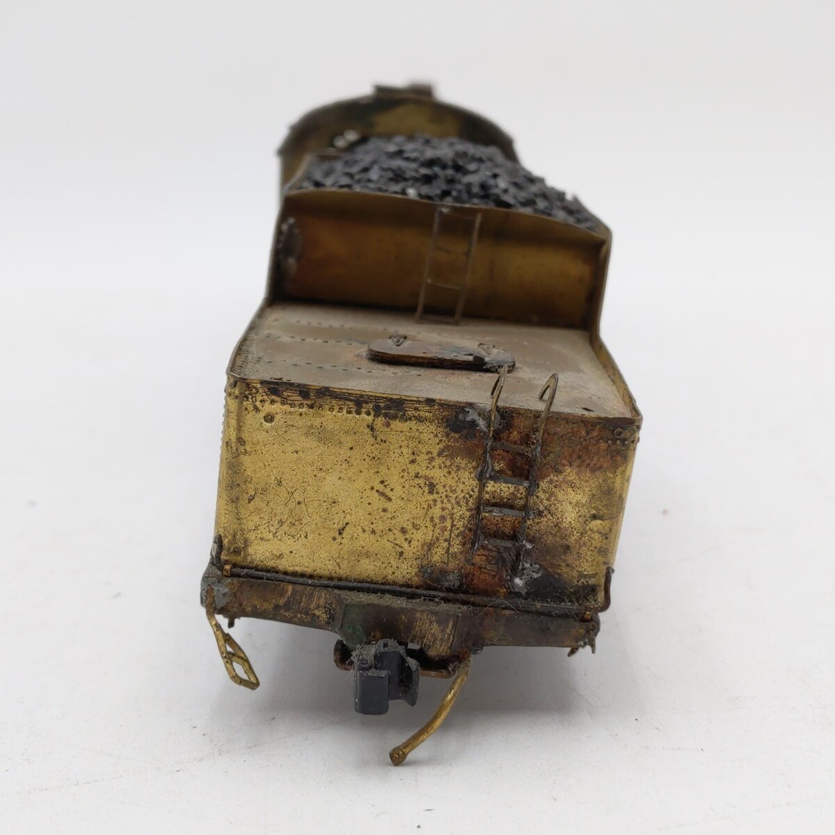 Generic Brass S Scale 4-8-2 Steam Locomotive VG