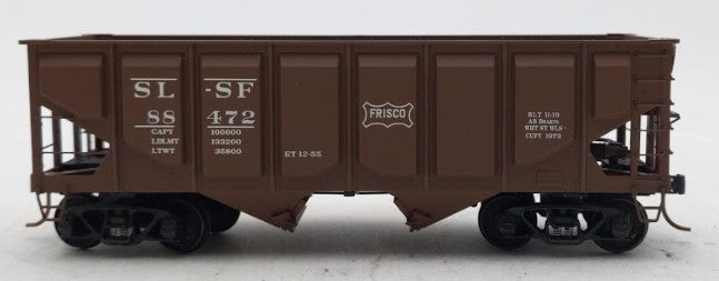 S-Helper 00989 S Scale St Louis San Francisco "Frisco" 2-Bay Hopper Car #88472 LN/Box