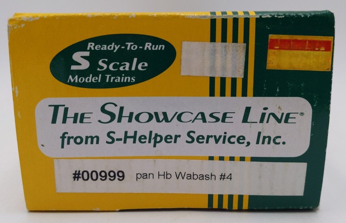 S-Helper 00999 S Gauge Wabash 2-Bay Hopper Car #34174 EX/Box