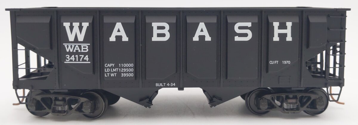 S-Helper 00999 S Gauge Wabash 2-Bay Hopper Car #34174 EX/Box