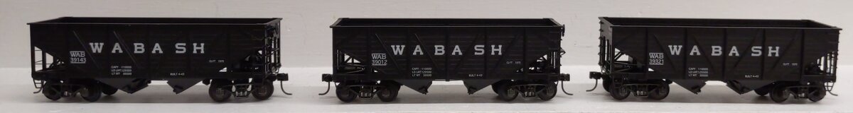 S-Helper 00782 S Scale Wabash 3 Car Hopper Set LN/Box