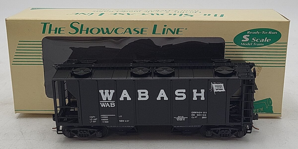 S-Helper 00010 S Scale Wabash PS-2 2-Bay Hopper LN/Box