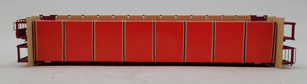 S-Helper 00166 S Scale Wabash Bulkhead Flatcar GBP w/BM Load LN/Box