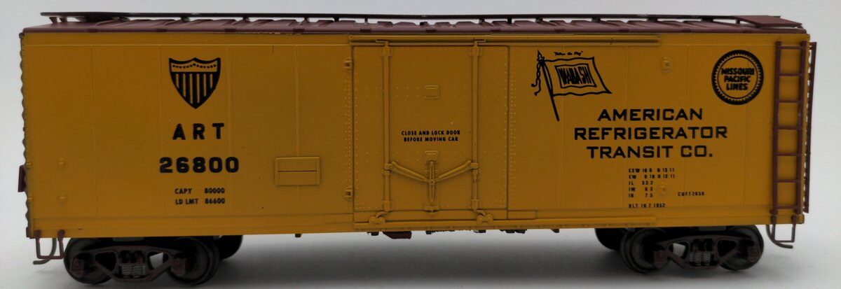 American Models 203 S Scale ART Hi-Rail Boxcar Kit #26800 EX/Box