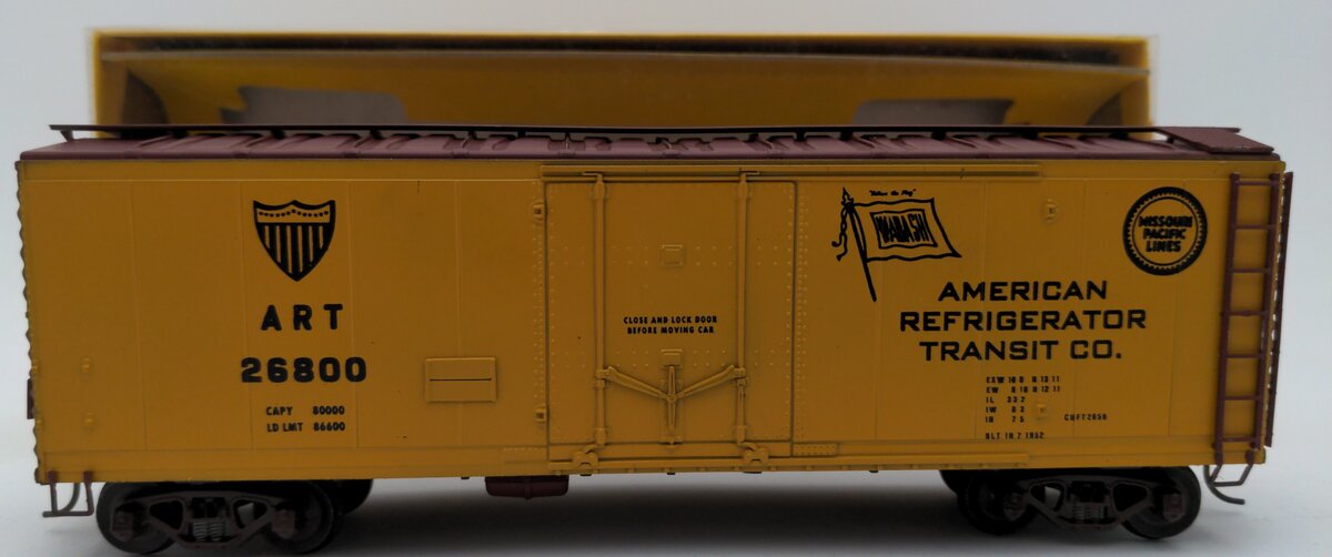 American Models 203 S Scale ART Hi-Rail Boxcar Kit #26800 EX/Box